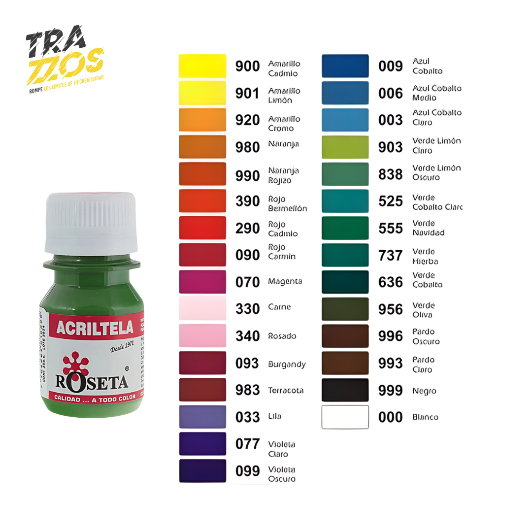 Acriltela Roseta Verde Limón Oscuro