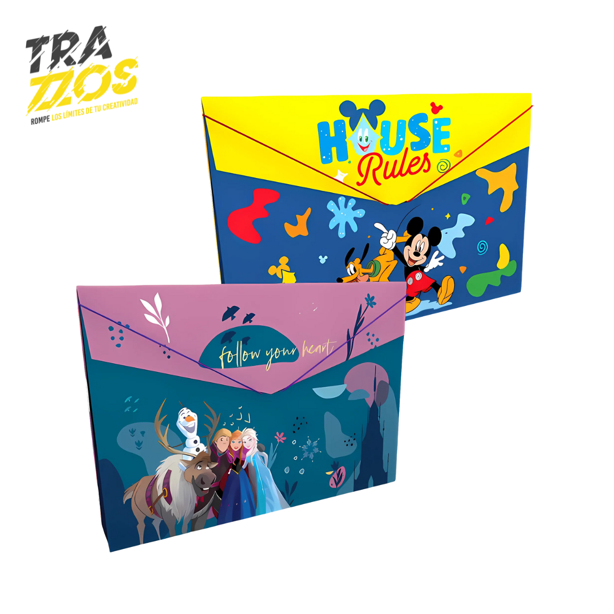 Carpeta Fuelle Primavera Plástica Estampada