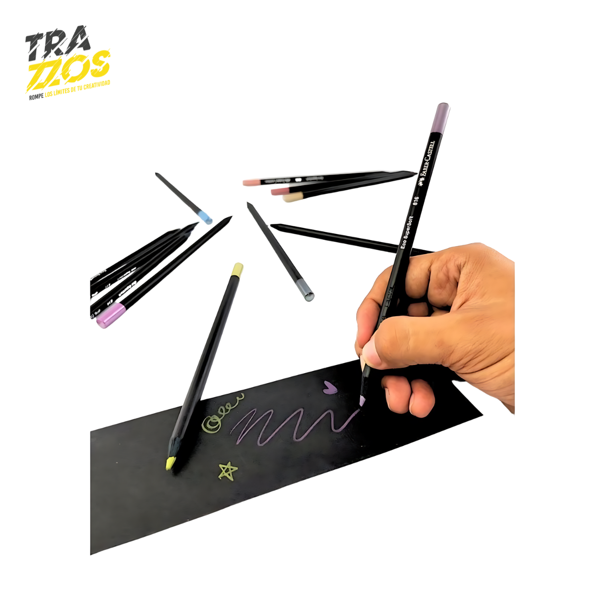 Colores Faber-Castell Supersoft Metalizados x 12