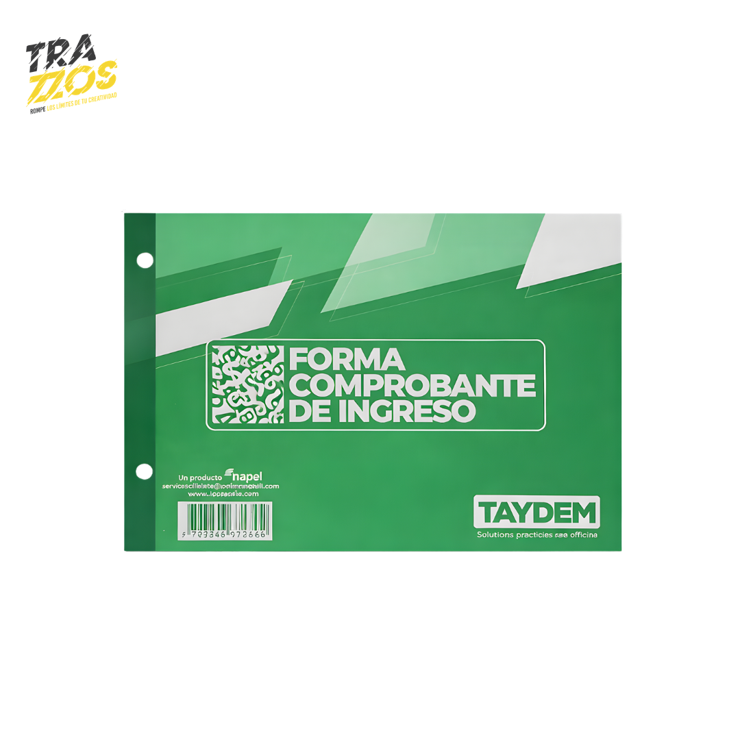 Talonario Comprobante de Ingreso