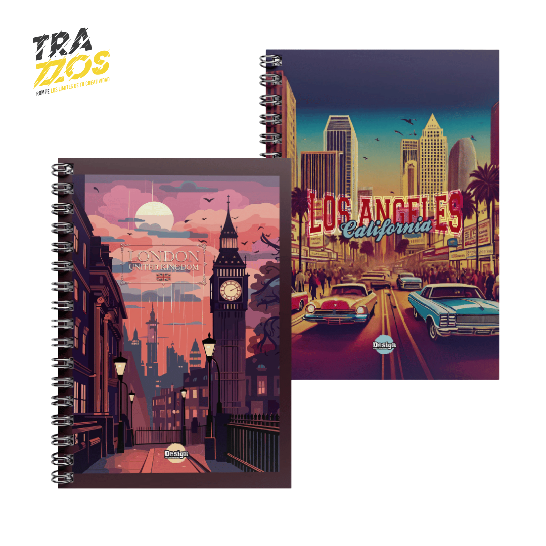 Cuaderno Lukis Argollado 7 Materias Diseño