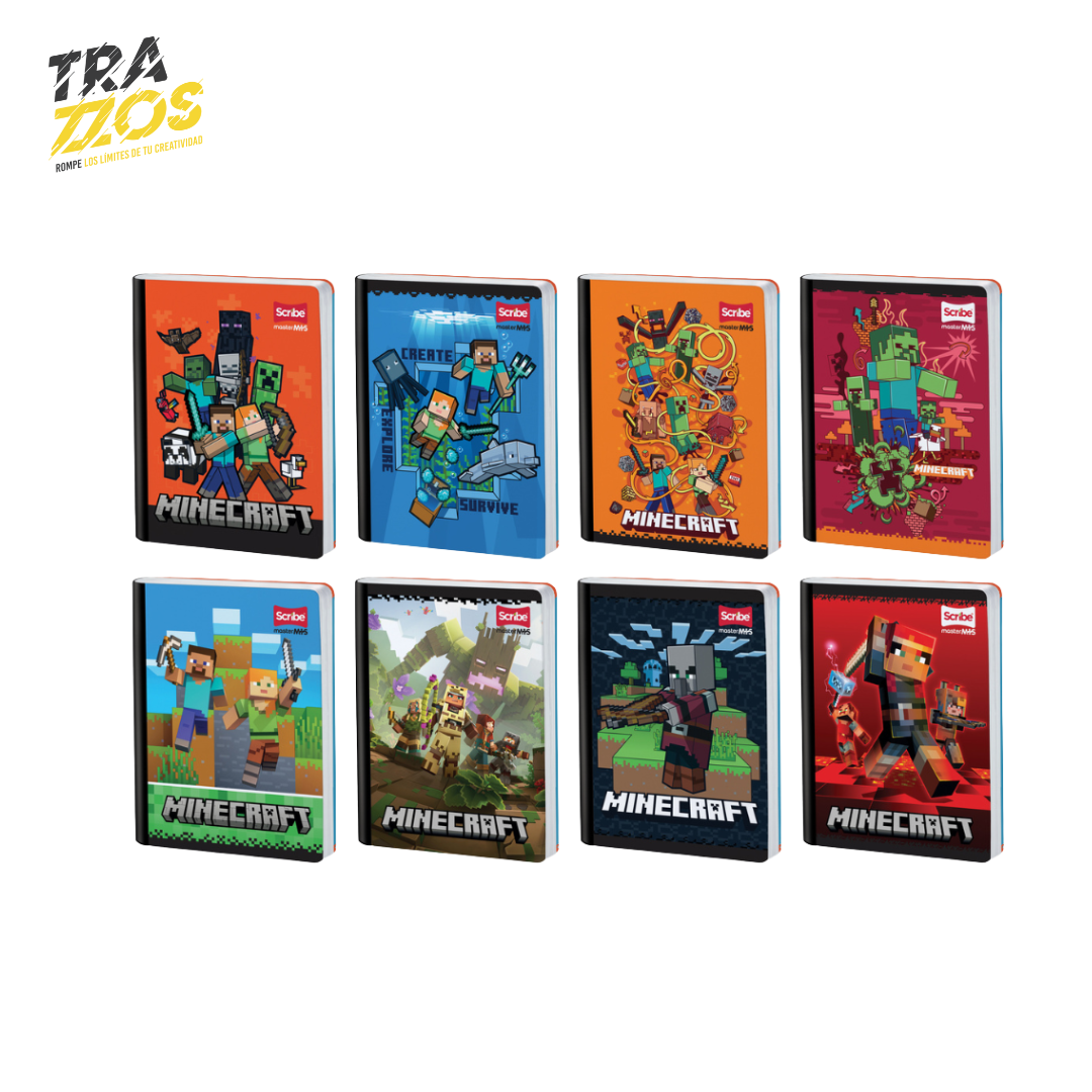 Cuaderno Master Cosido Minecraft