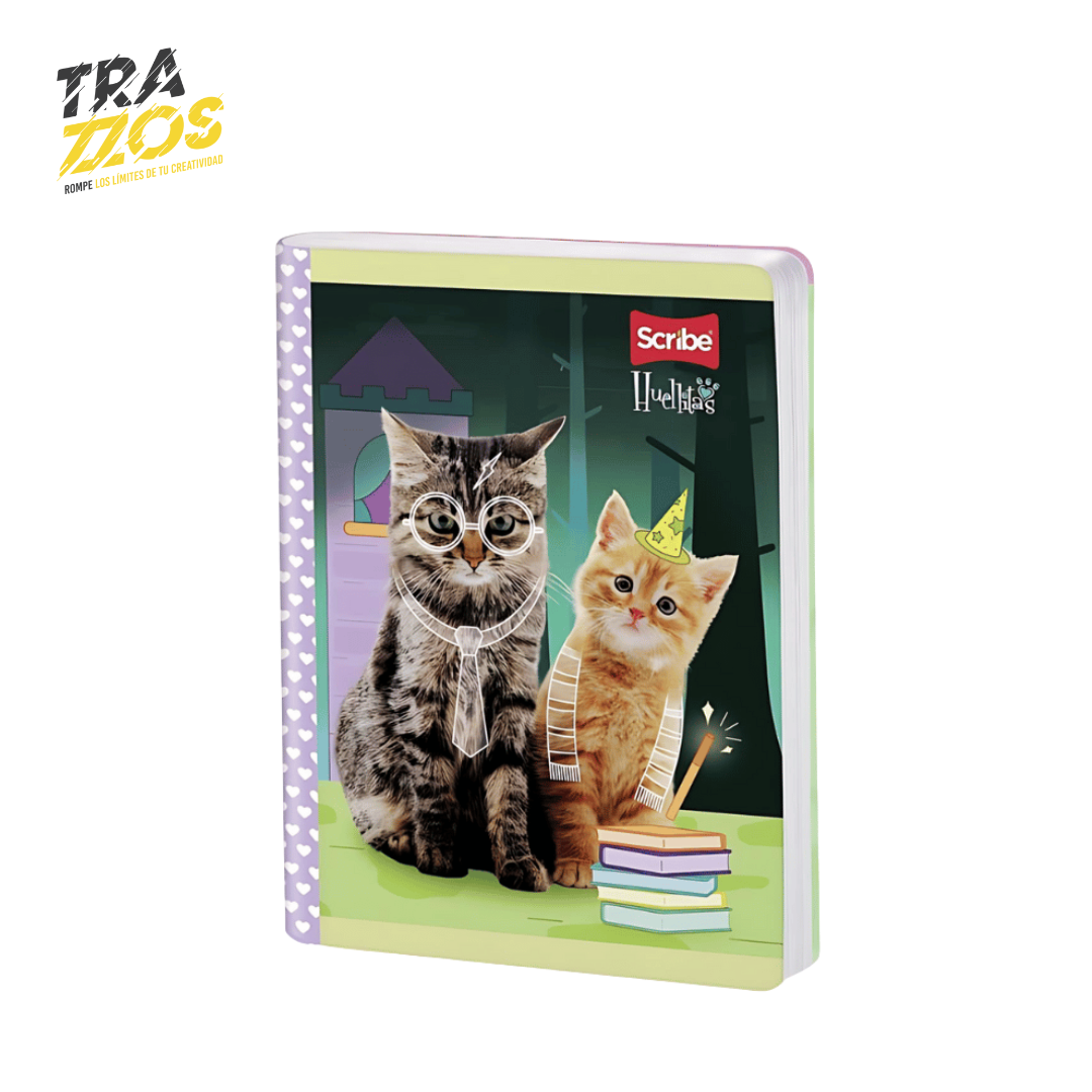 Cuaderno Scribe Cosido Huellitas
