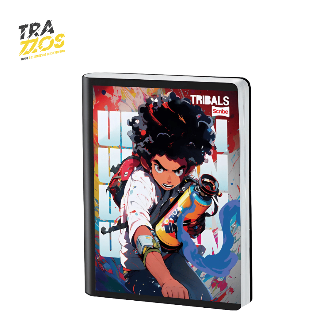 Cuaderno Scribe Cosido 50 Hojas Rayado Tribals