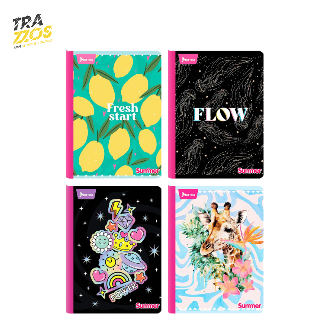 Cuaderno Summer Cosido Femenino