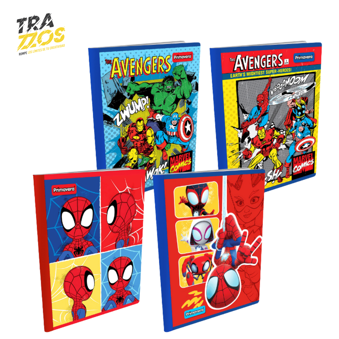 Cuaderno Primavera Cosido Cuadriculado Disney Niño