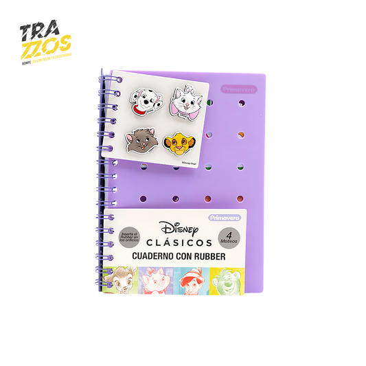 Cuaderno Argollado Primavera Rubber