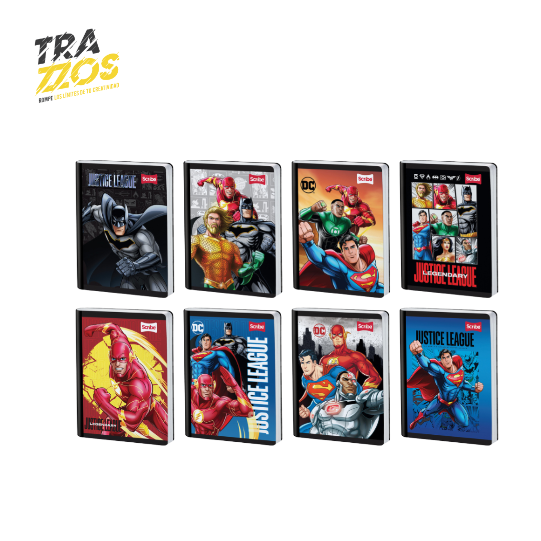 Cuaderno Scribe Cosido Justice League