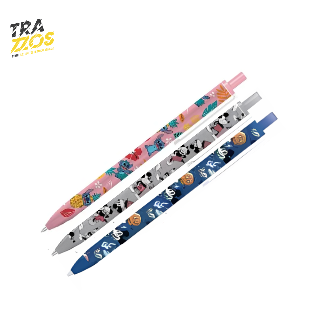 Esferos Personajes Disney Primavera x12