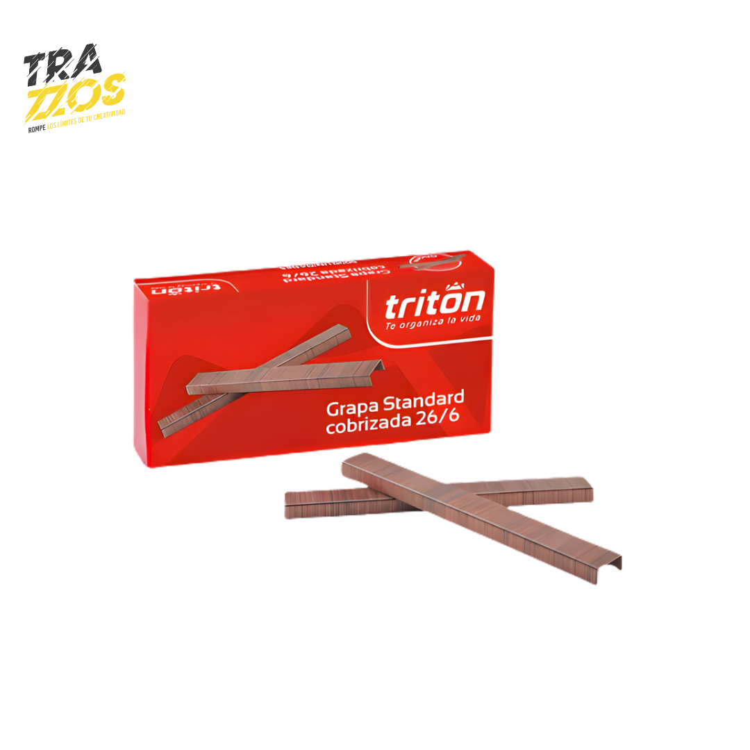 Grapas Tritón Color Cobre x5000 Unidades