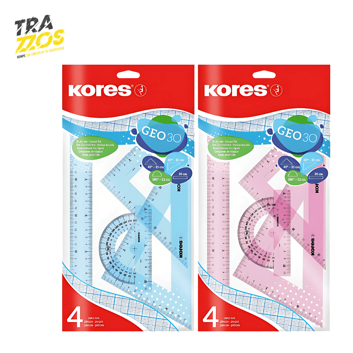 Juego Geométrico Kores GEO 30