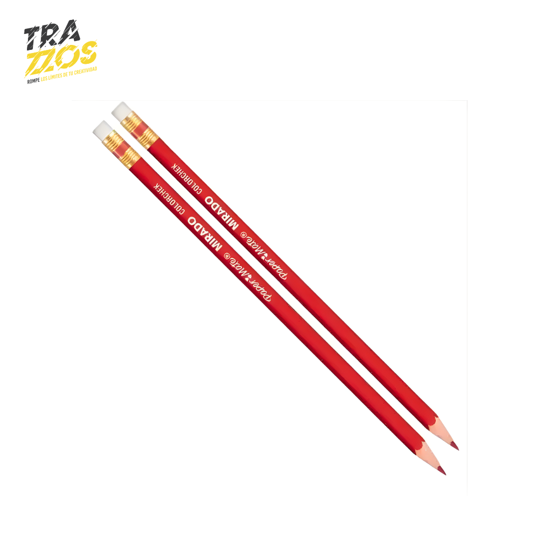 Lápices Mirado Rojo x12