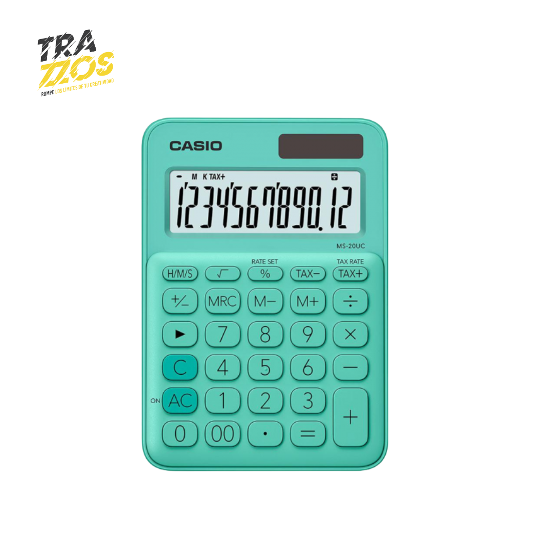 Calculadora Casio MS20 Colores