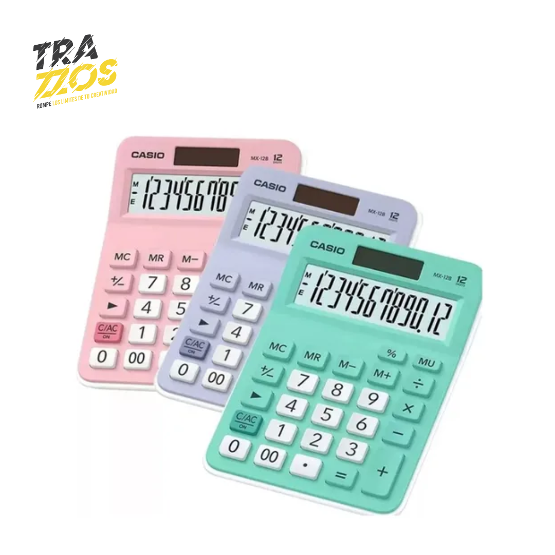 Calculadora Casio MX12B Colores
