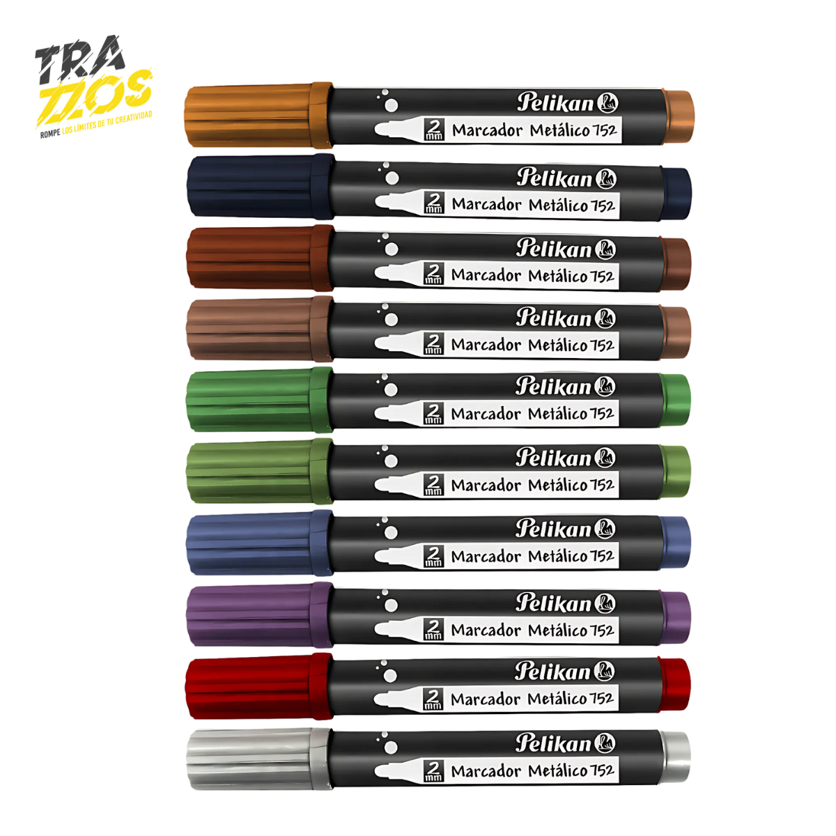 Marcador Pelikan Metálico 752 Surtido x10