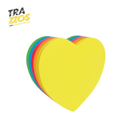 Nota Adhesiva Figuras Multicolor X100