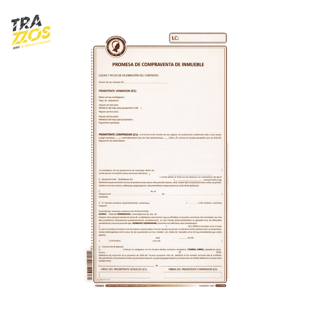 Promesa de Compraventa de Inmueble Minerva 55-10 x12
