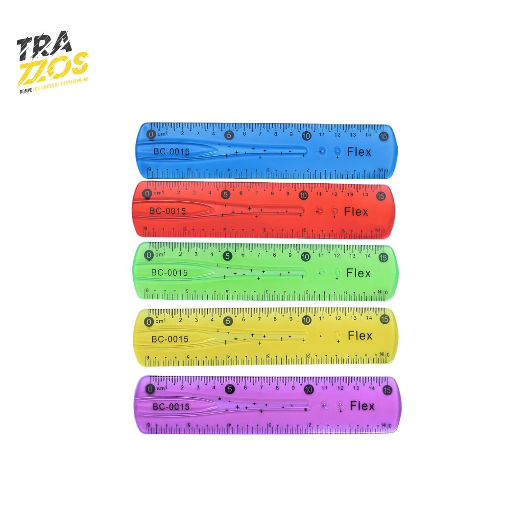 Regla Flexible x 15cm