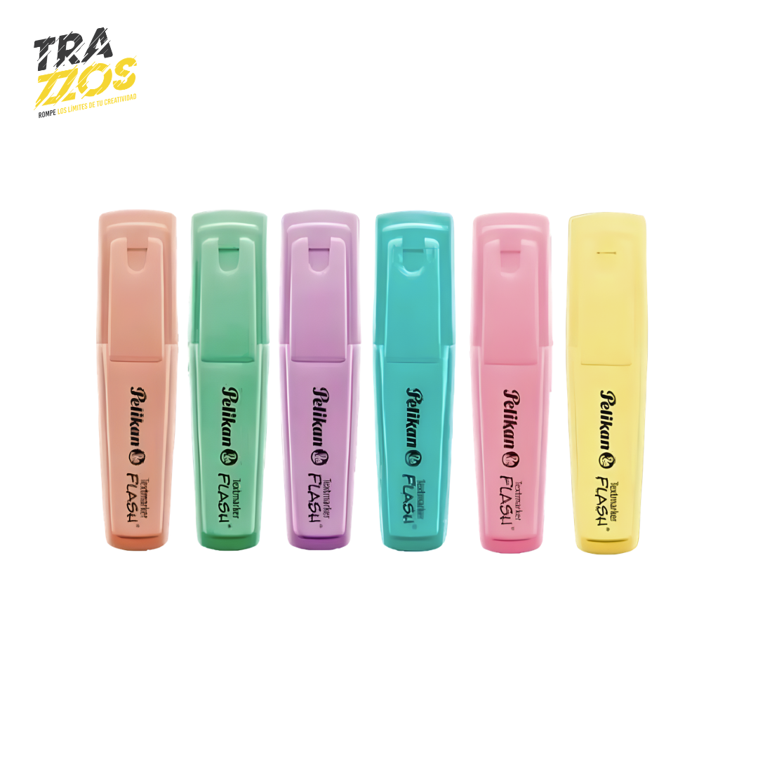 Resaltador Pelikan X 6 Tonos Pastel