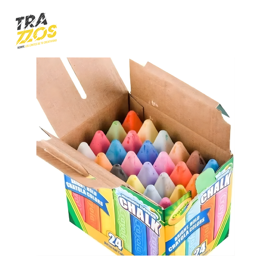 Tiza Crayola Lavable X 24