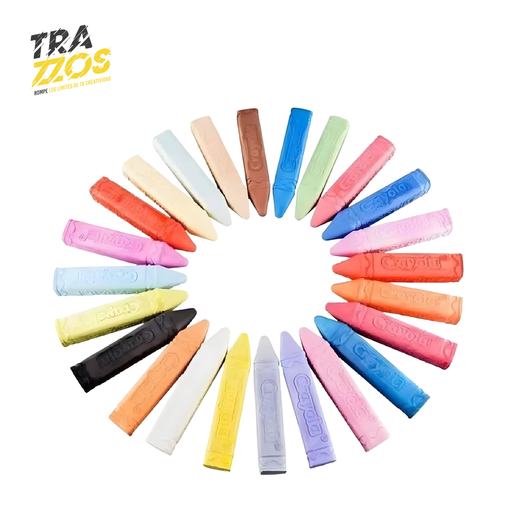 Tiza Crayola Lavable X 24