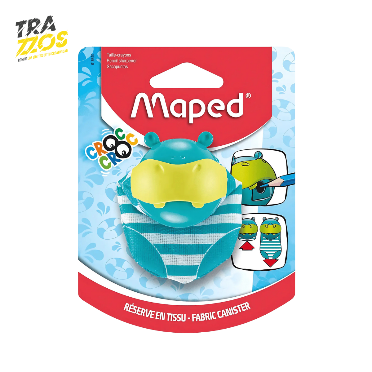 Tajalápiz Maped Croc Croc Hippo