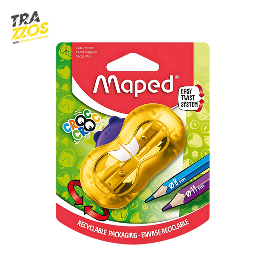 Tajalápiz Maped Croc Croc Castor Doble Servicio