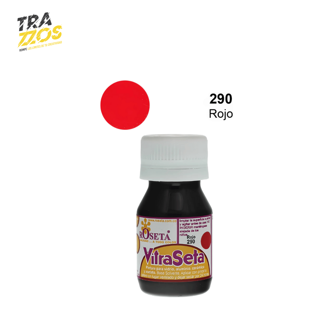 Vitraseta Roseta Rojo