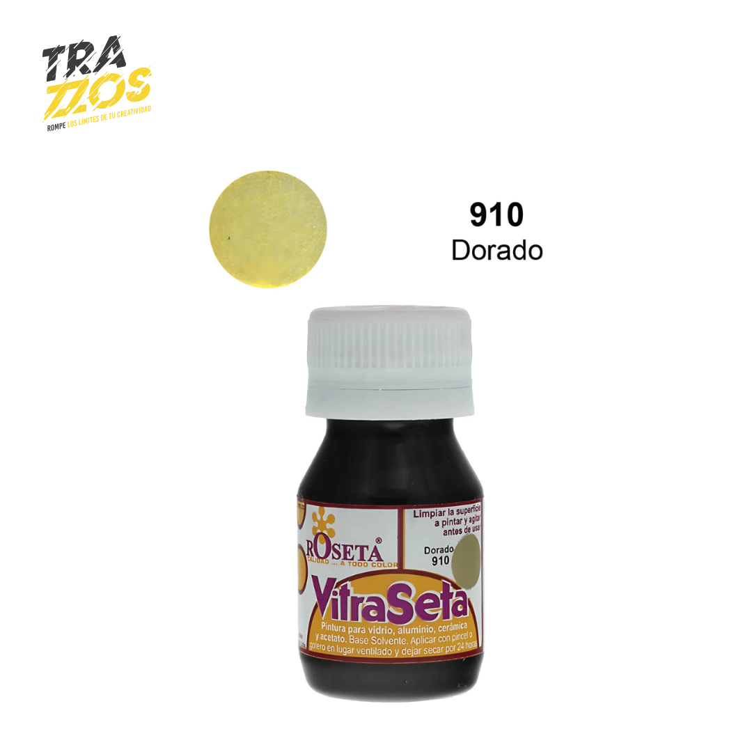 Vitraseta Roseta Dorado