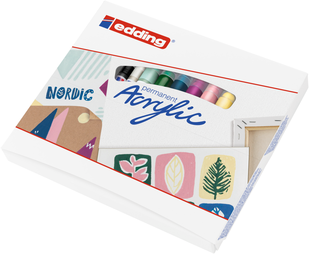Kit Nórdico x Trazzos + Clase de Acrilicos con Nadieska