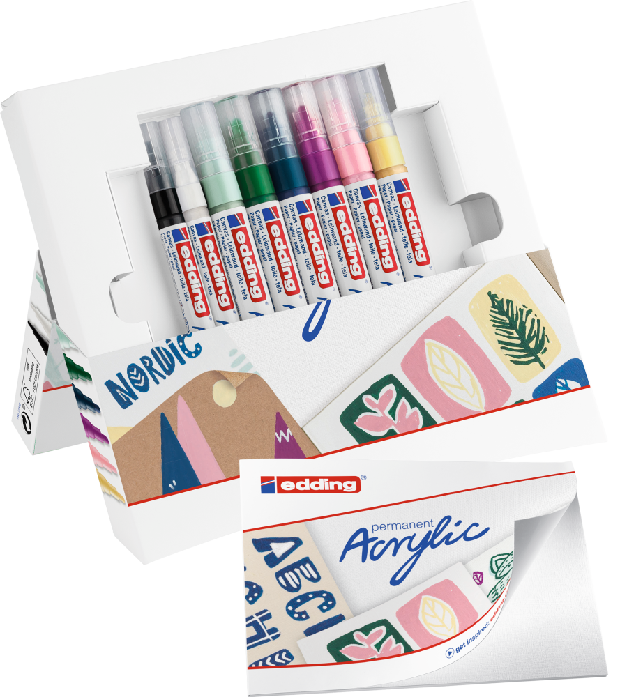 Kit Nórdico x Trazzos + Clase de Acrilicos con Nadieska