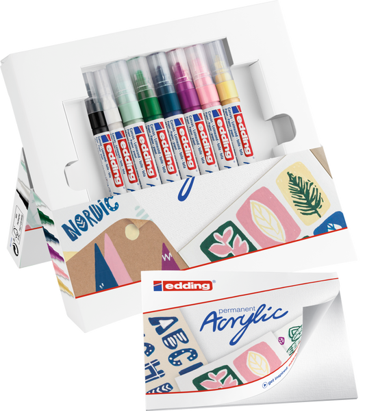 Kit Nórdico x Trazzos + Clase de Acrilicos con Nadieska