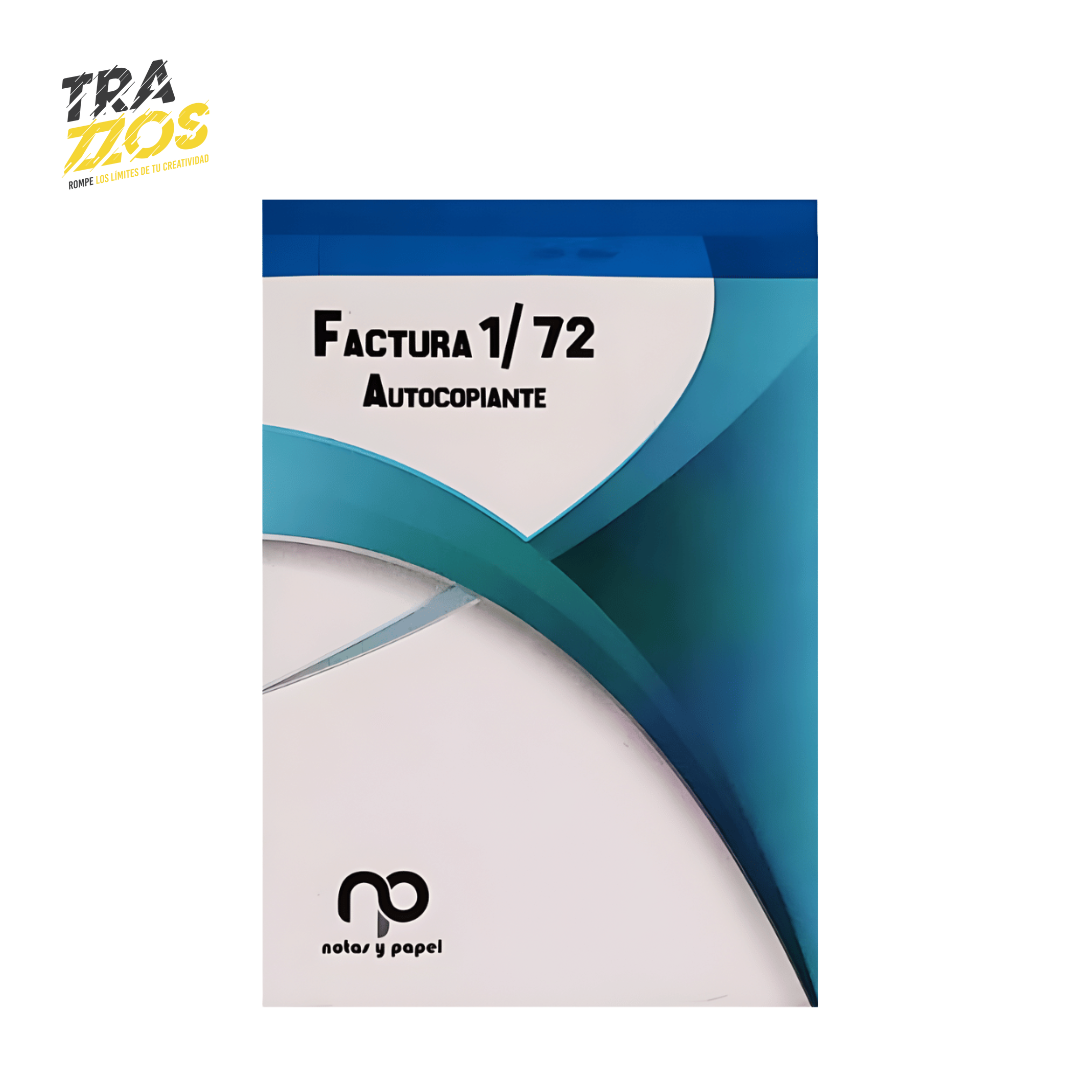 Facturero Autocopiante Blanco 1/72