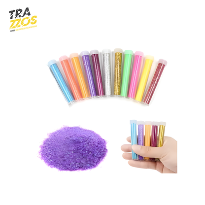 12 Tubos de Escarcha Murano