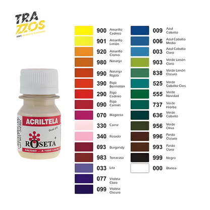 Acriltela Roseta Piel