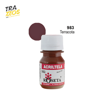 Acriltela Roseta Terracota