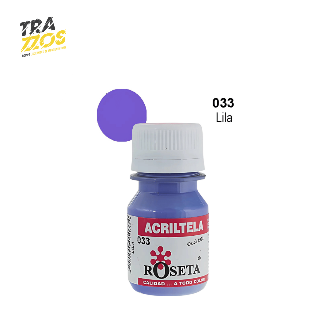 Pintura Acriltela Roseta