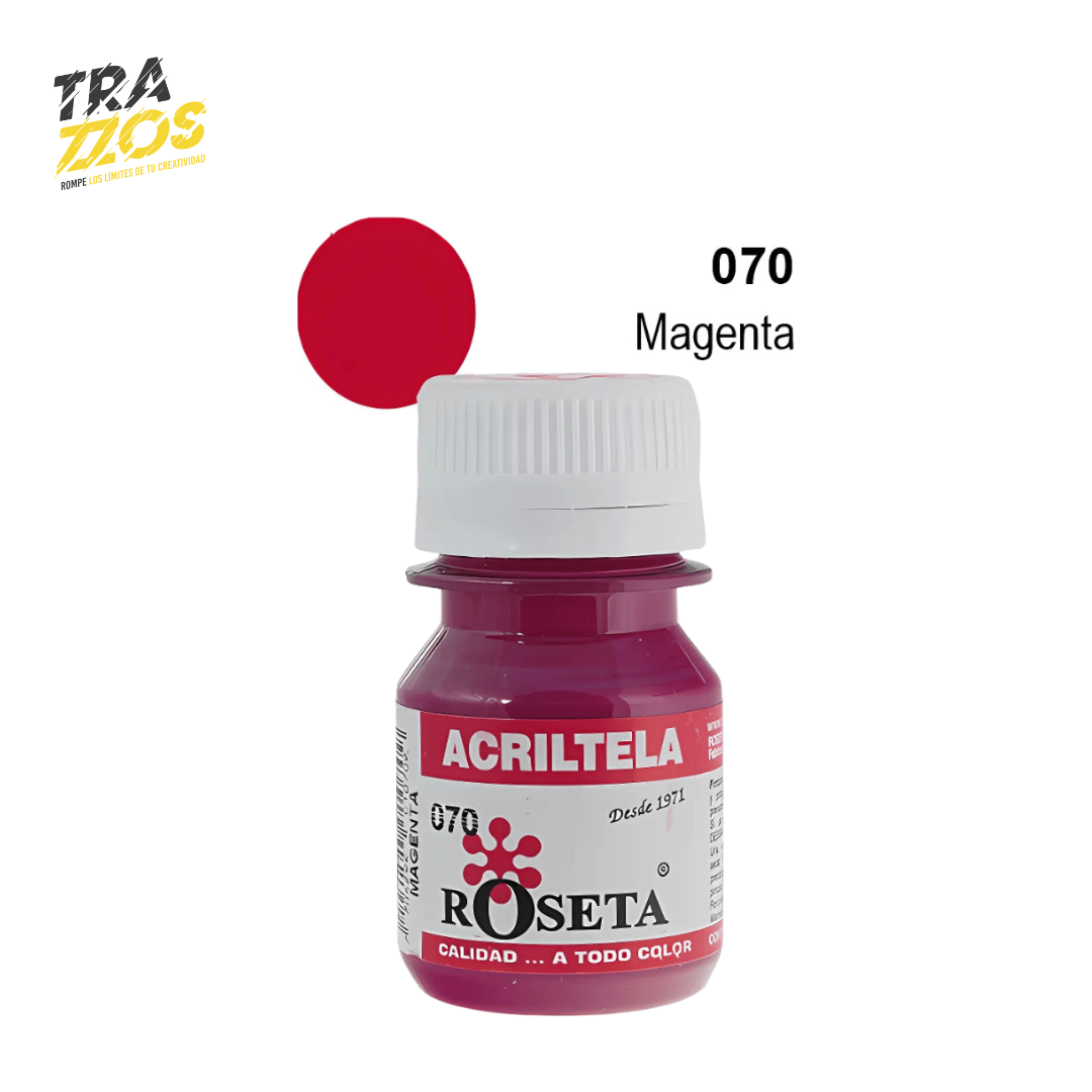 Pintura Acriltela Roseta