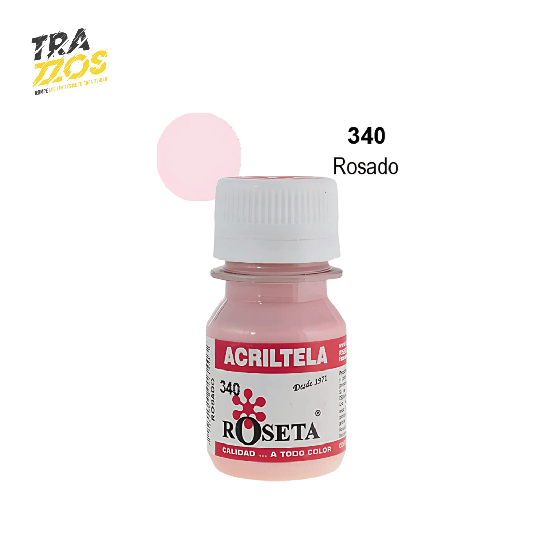 Pintura Acriltela Roseta