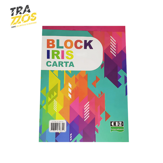 Block hoja Iris carta