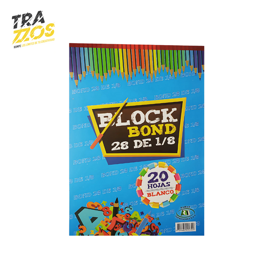 Block Rairan Bond 28 Blanco