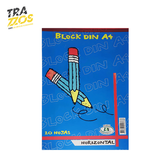 Block Rairan Din A4  Horizontal