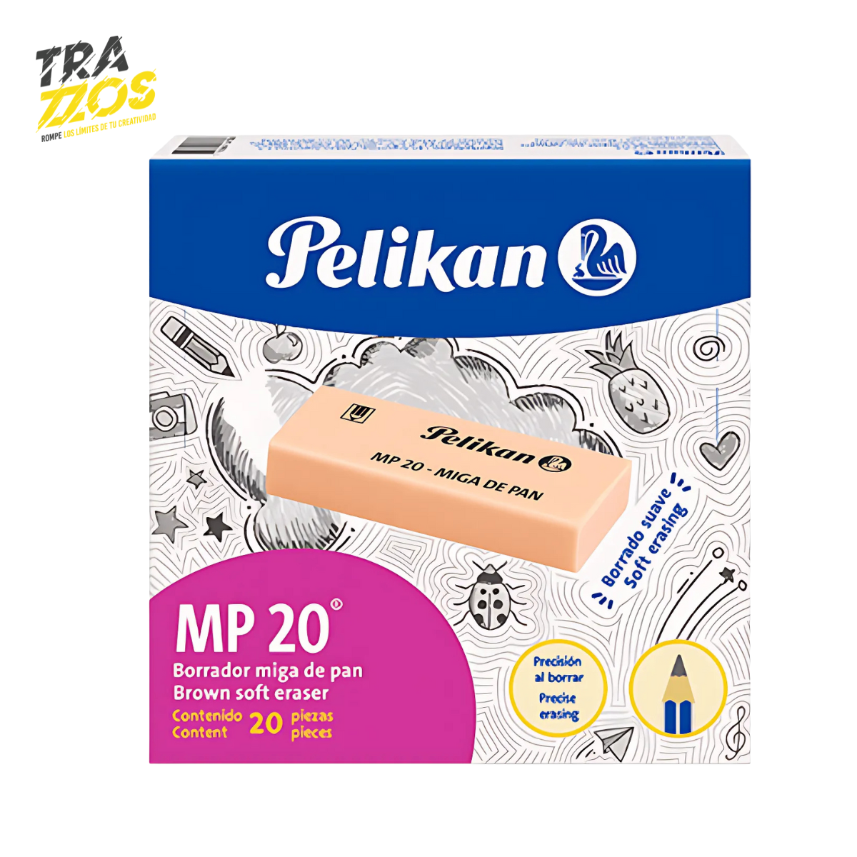 Borrador Pelikan MP-20 x20