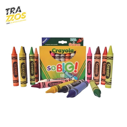 Crayones Crayola Extra Jumbo X18