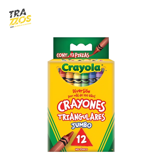 Crayones Triangulares Jumbo Crayola X12