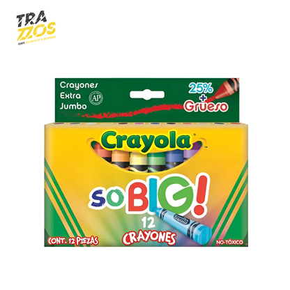 Crayola Extra Jumbo Crayon  X12