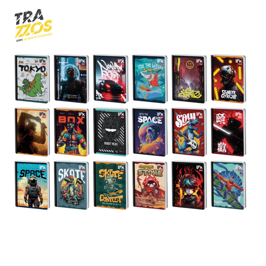 Cuaderno Link Cosido Masculino 100 hojas