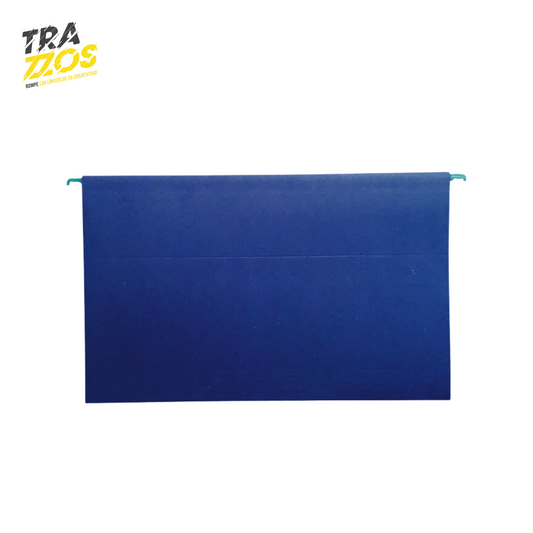 Carpeta Colgante Fabrifolder Carton Oficio Azul