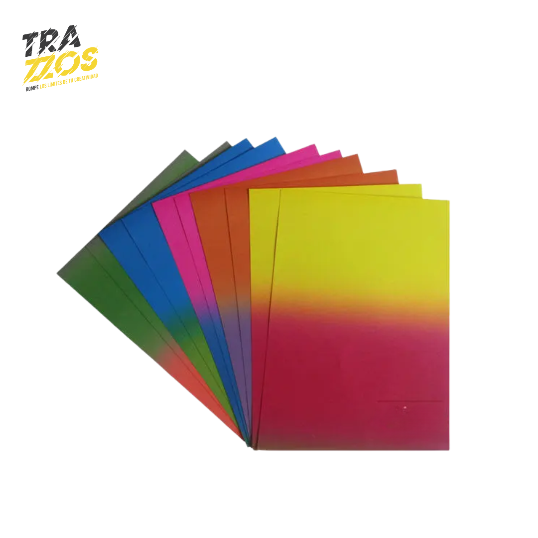 Pliego de Cartulina Degrade