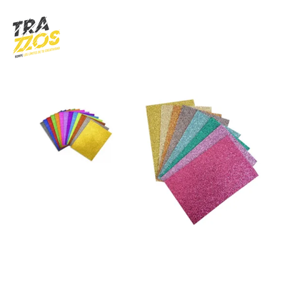 1/2 Pliego de Cartulina Mirellada